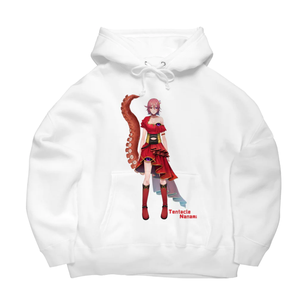 個人Vtuberテンタクル七海ショップSUZURI支店のテンタクル七海(全身) Big Hoodie