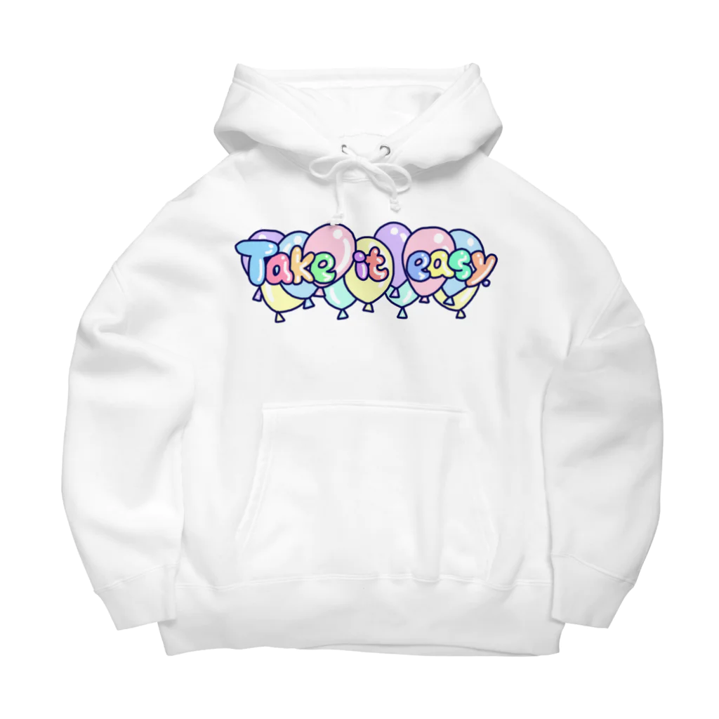 まりわのお店HOSHIYAの脳内✰オモイツキ✰のTake it easy. Big Hoodie