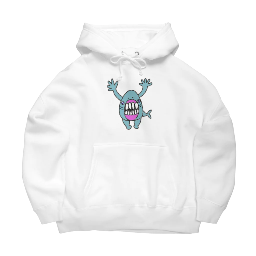 ゆちゃち家のにげろ〜さめ様だぞぉ Big Hoodie