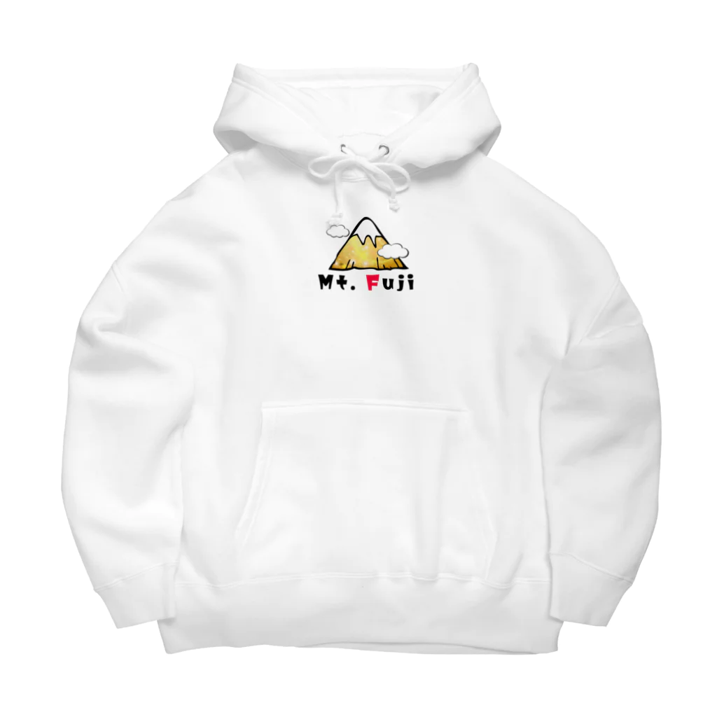 レアレアコクアのいいことありそう! 金運シリーズ　(富士山　Mt.Fuji) Big Hoodie