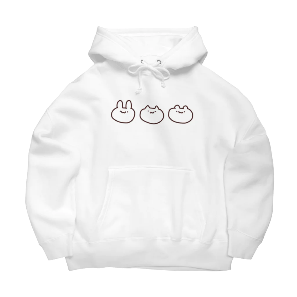 ハッピーストライクSHOP貮號店のうさんくさアニマルズ Big Hoodie