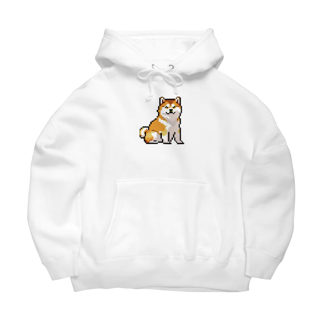 Shibainuteikokuのピクセル柴犬 Big Hoodie