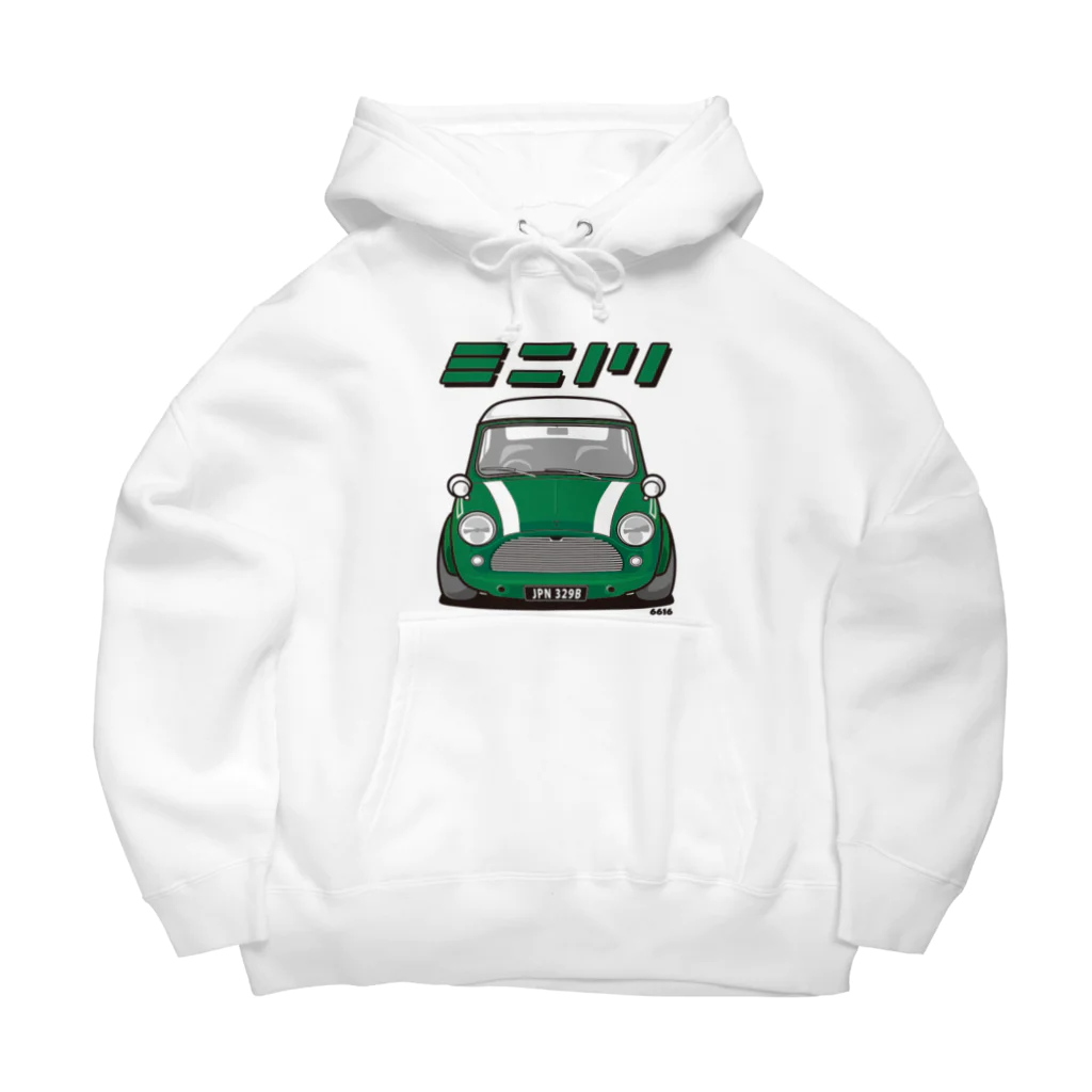 DwanG・・ dog & garden +🇬🇧cars items のミニノリ(GREEN) Big Hoodie