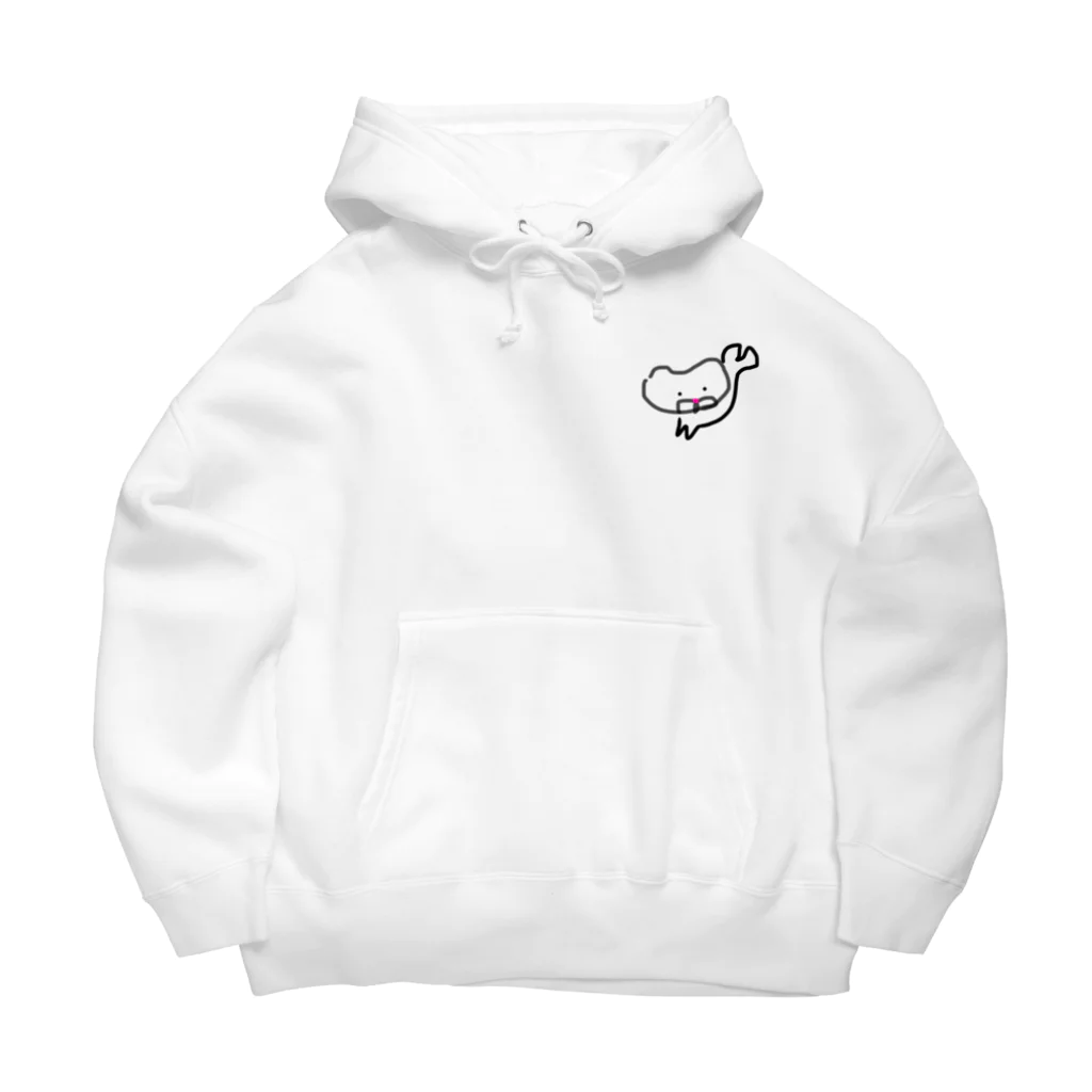 やぶれ・まんじゅうのにゃん魚 Big Hoodie