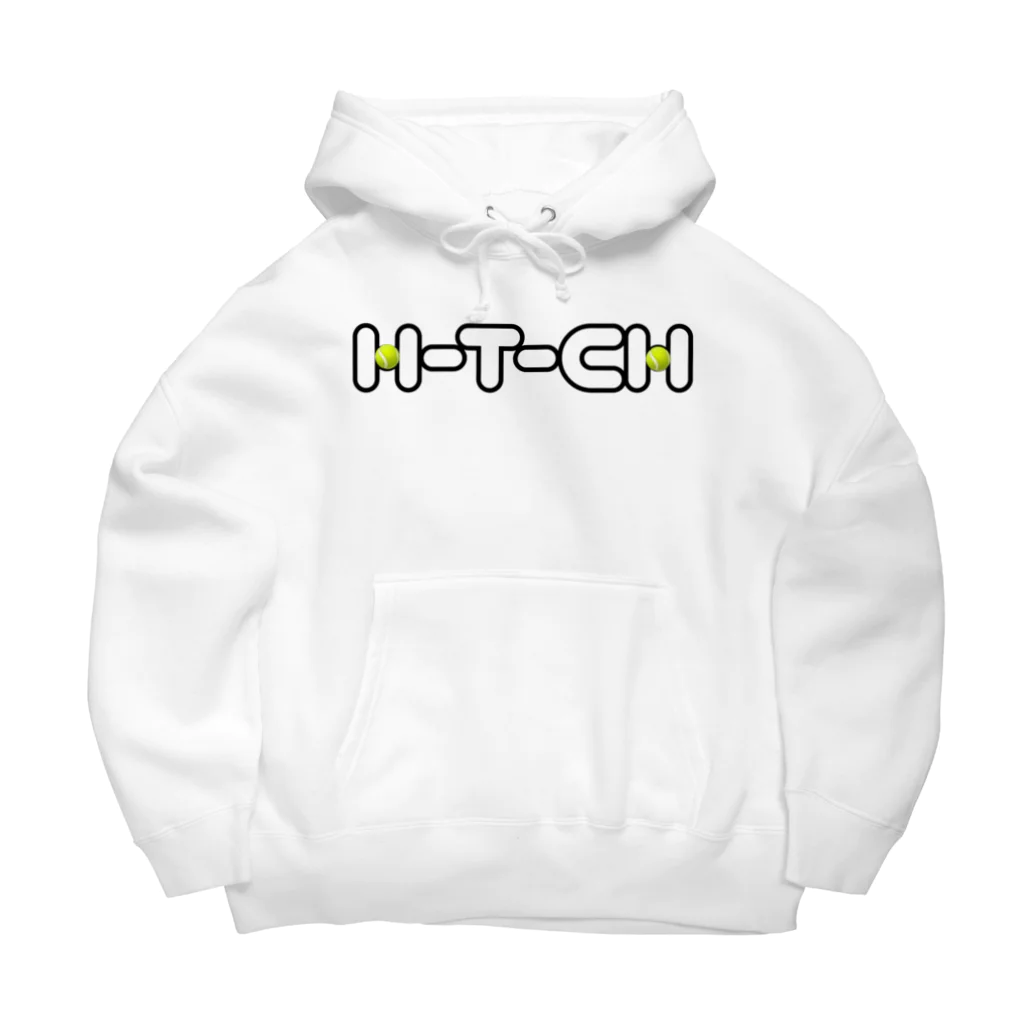 0円YouTuber ひろみっちゃんテニスch official shopのH-T-CH-ホワイト ビッグシルエットパーカー