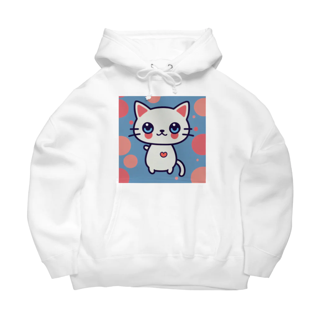 A31eの狛猫のミケ「はーとびーと」 Big Hoodie