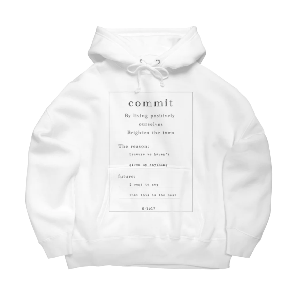 amie：ℓのcommit Big Hoodie