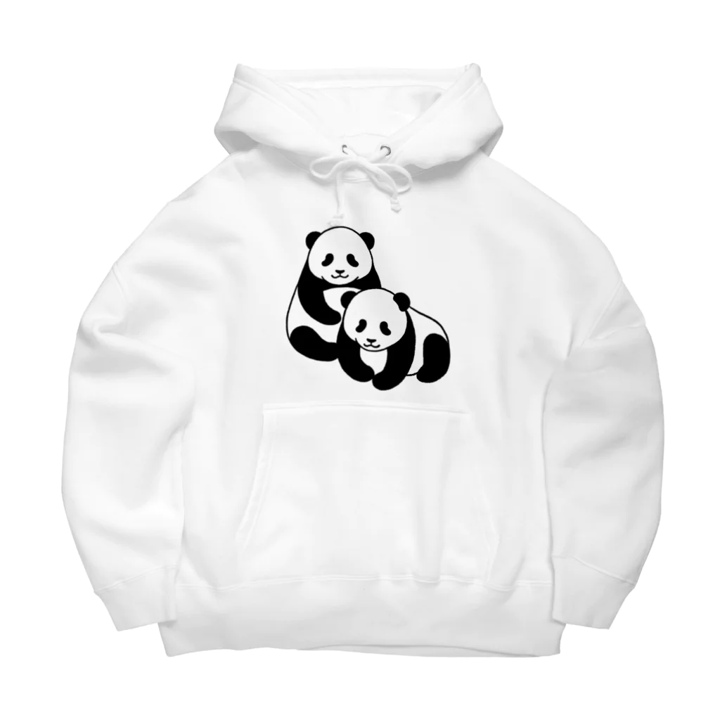 chippokeの双子パンダ Big Hoodie