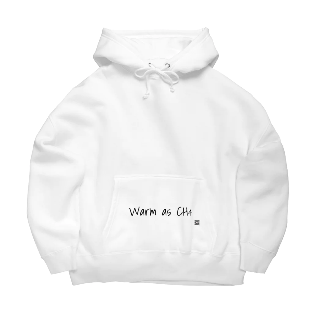 Two Dimensions BarCodeのWarm as CH₄ Big Hoodie