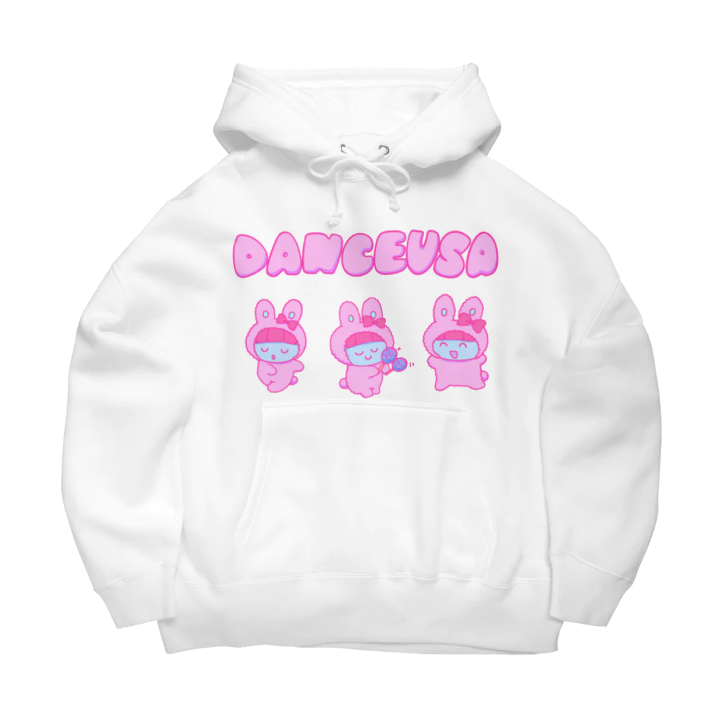 ピンクツインテール🌷のDanceusa(うさ) Big Hoodie