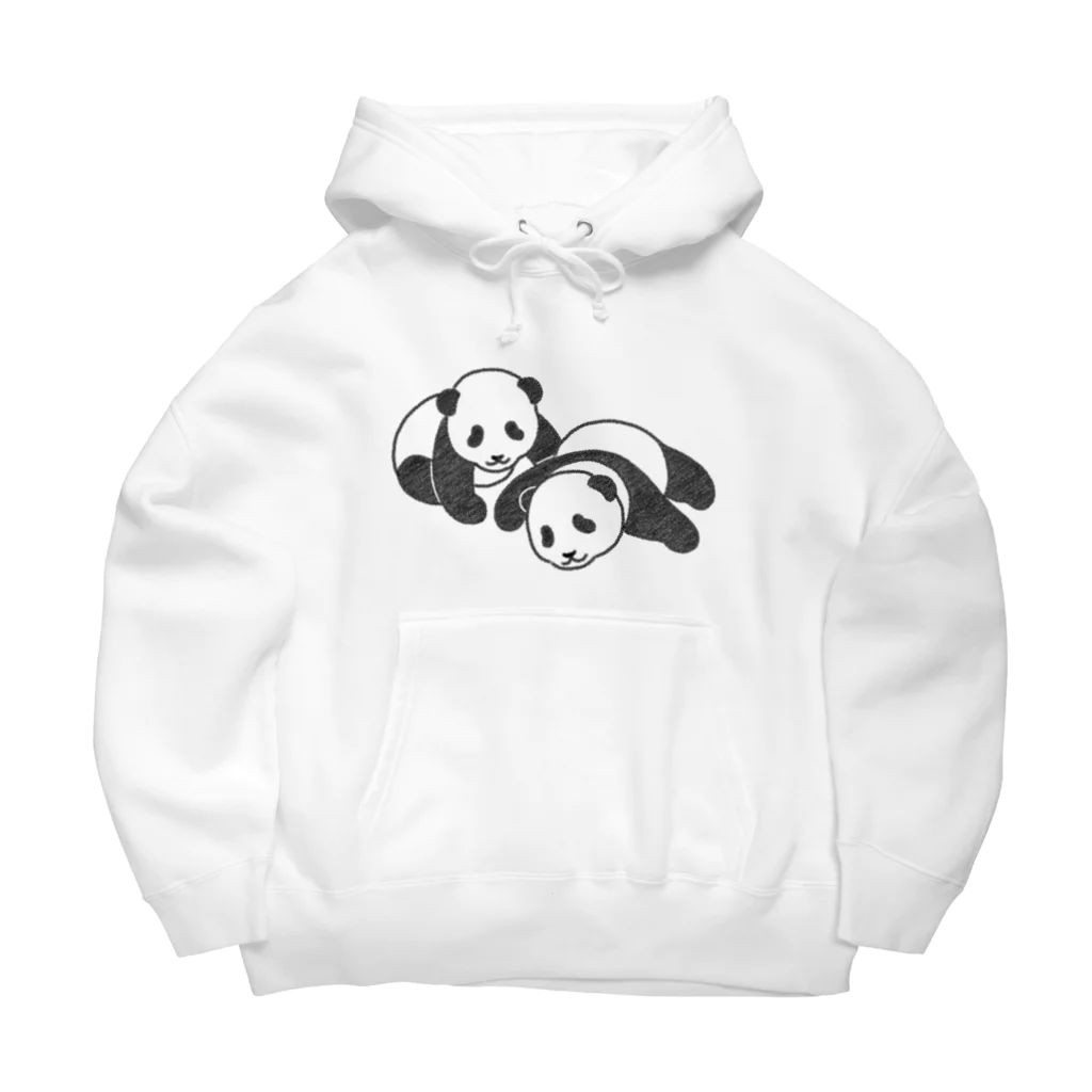 chippokeの双子パンダ Big Hoodie