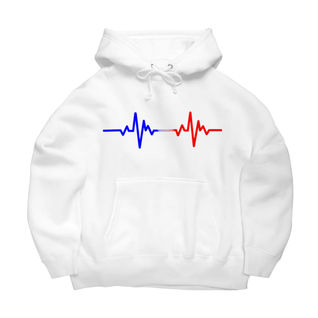 tokun421の心電図 Big Hoodie