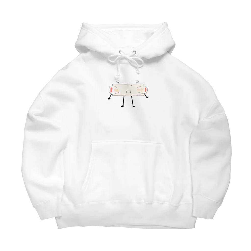 ヘンテコデザイン専門店　SYUNLABOのやきもち Big Hoodie