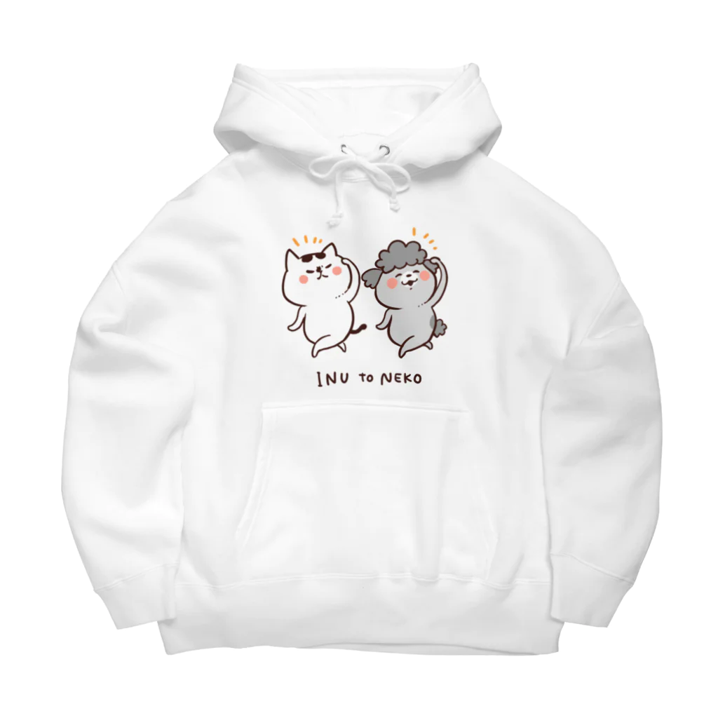 hidekiccanの犬と猫 Big Hoodie