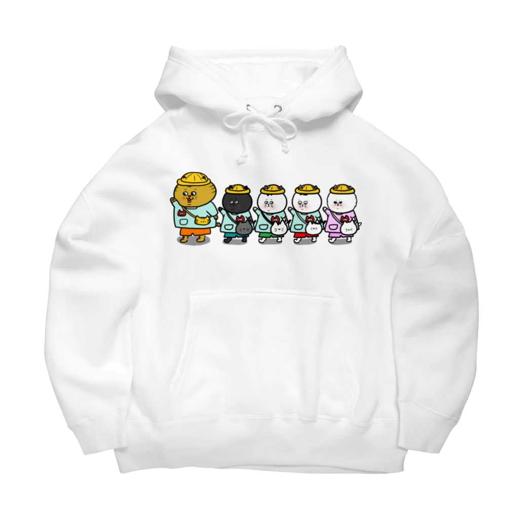 にゃんまるけのにゃん児 Big Hoodie