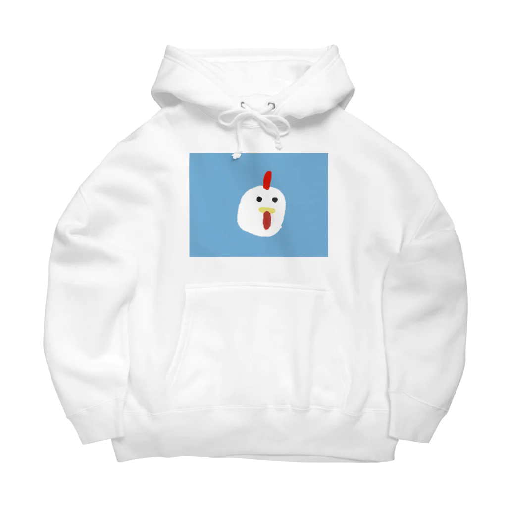 omabloのニワトリグッズ Big Hoodie