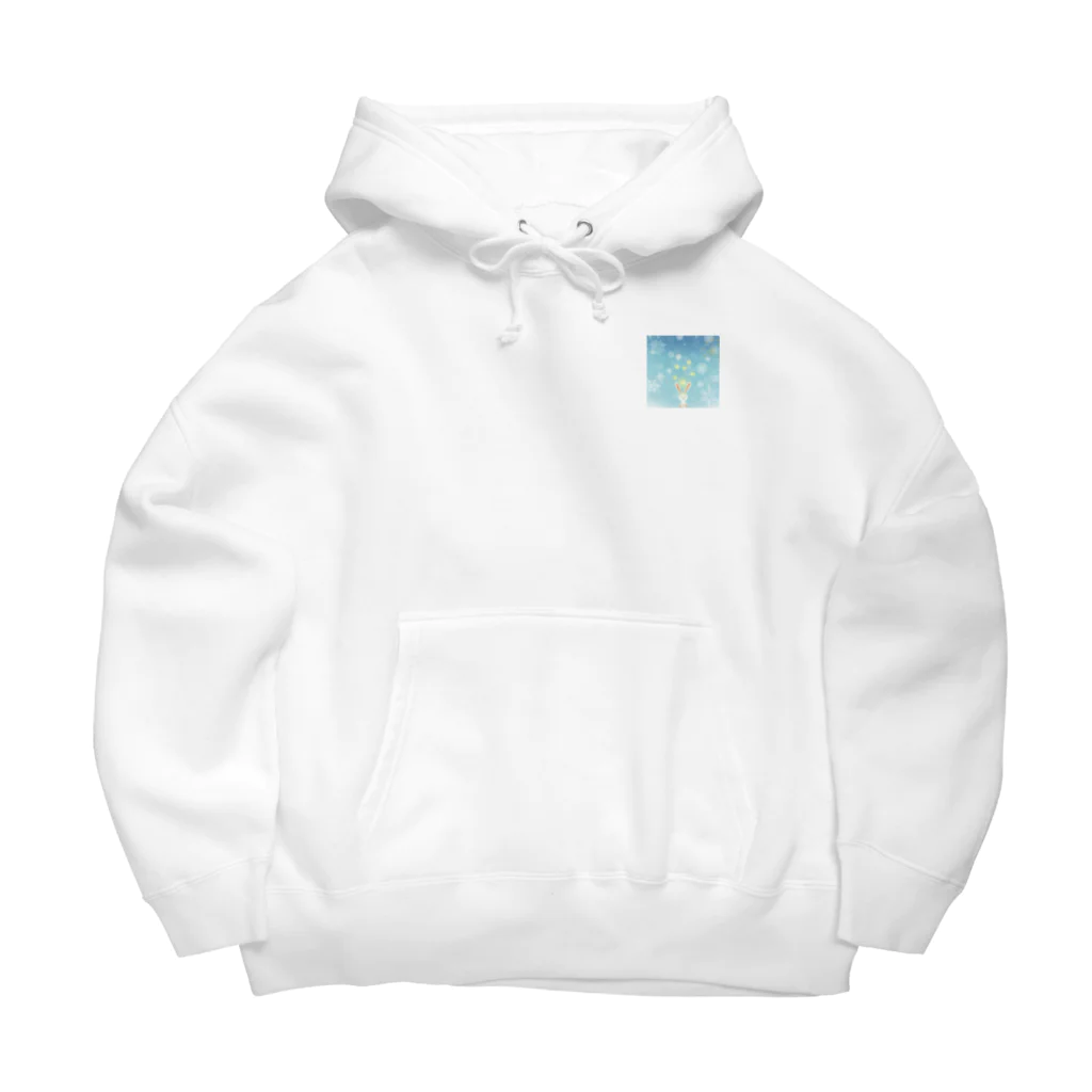 Fuwariの雪降りうさぎ Big Hoodie