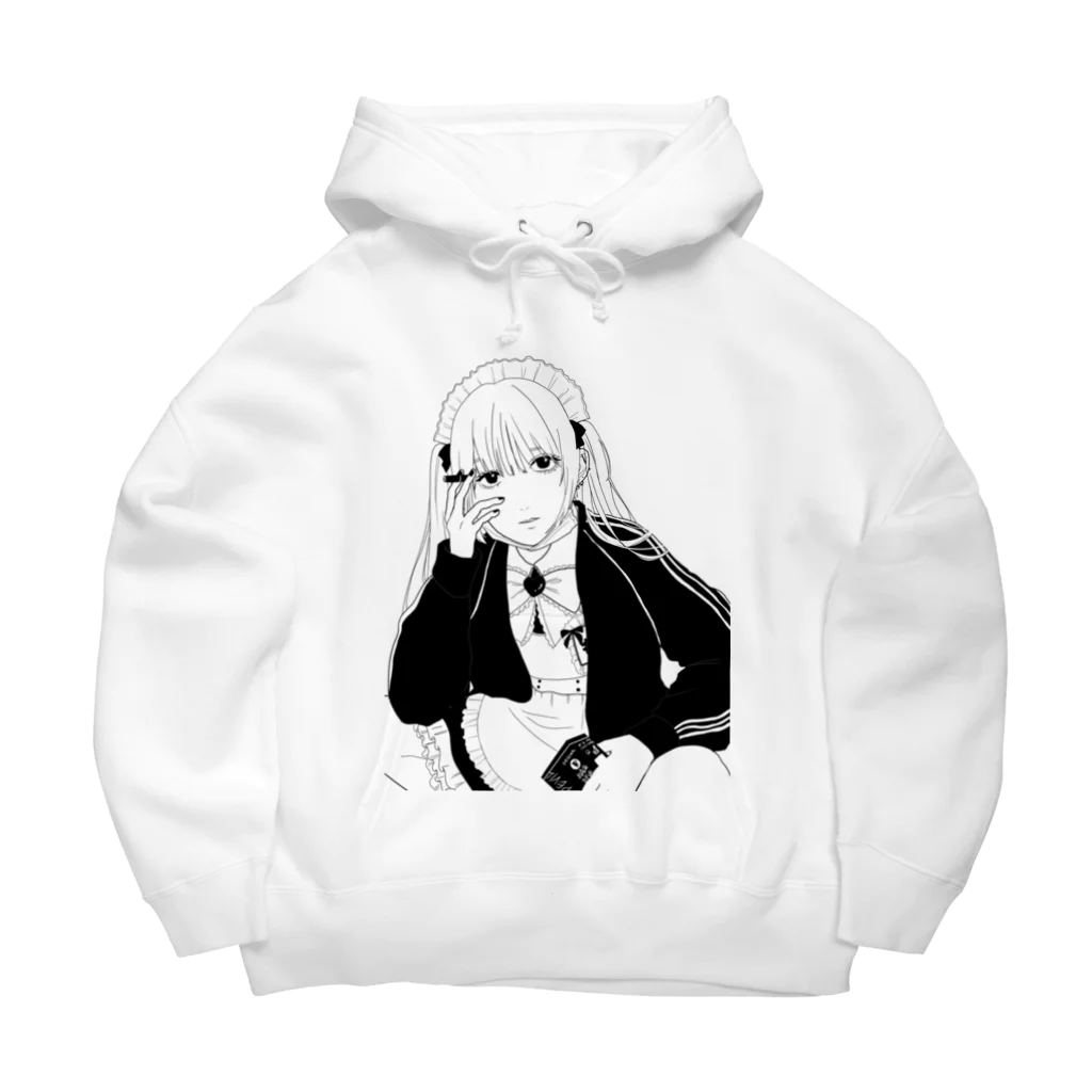 mima＿milkのヤニカスメイド・カルビ460円 Big Hoodie