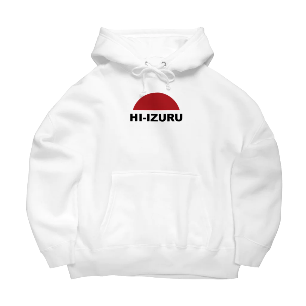 HI-IZURUの後ろにHINOMARU国旗‼　ビッグシルエットパーカー Big Hoodie