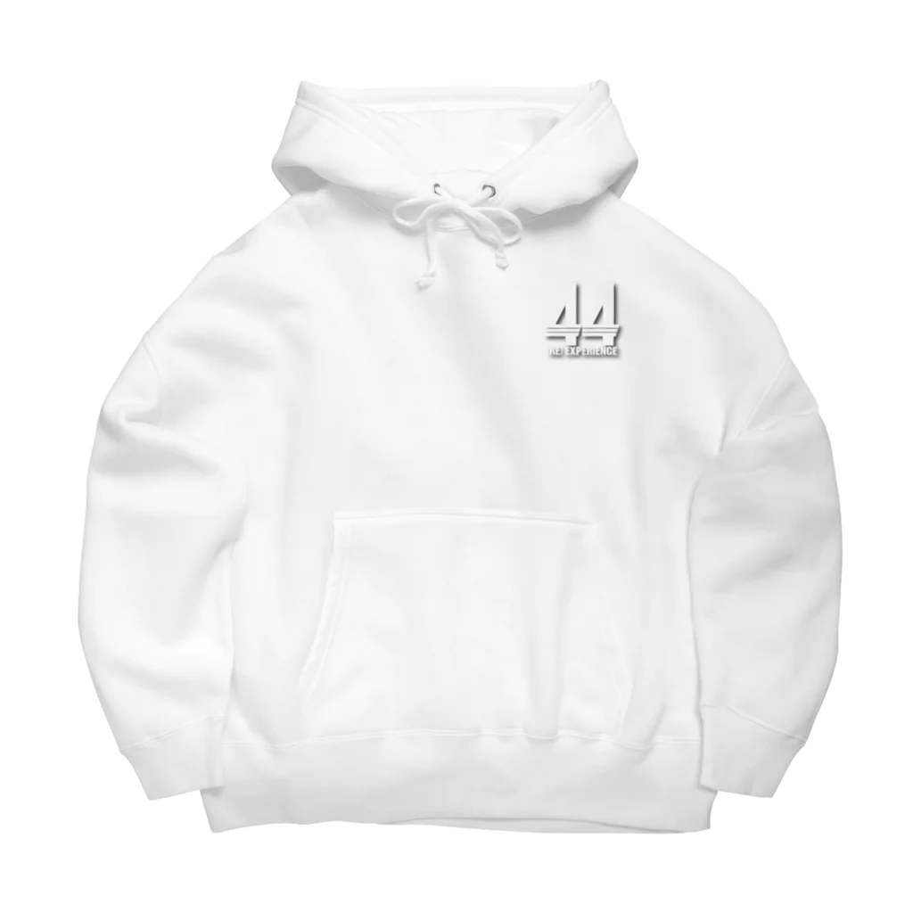 ミニ四駆ショップ４４の44ロゴオリジナルホワイトシャドウ Big Hoodie