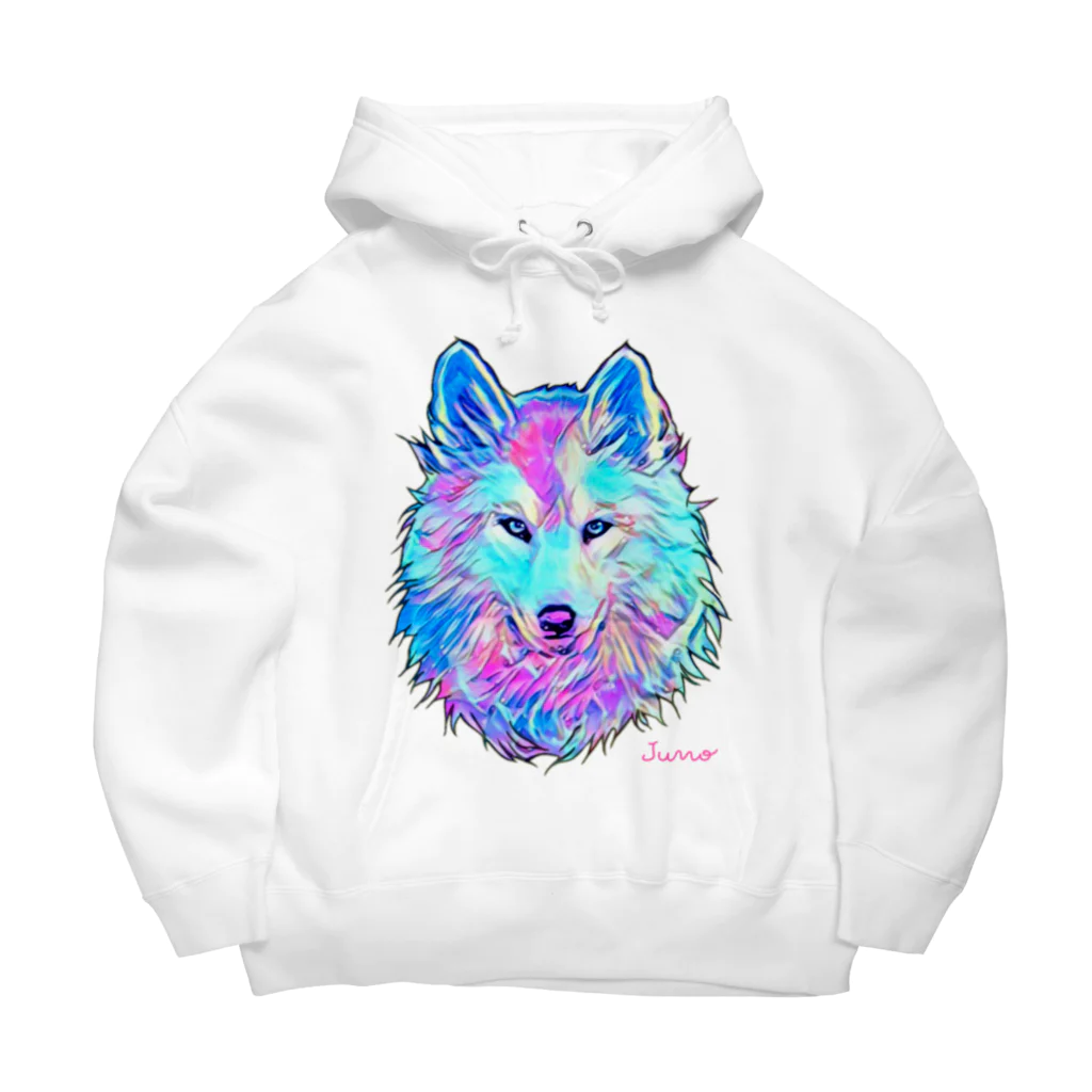 ジュノの秘密のアトリエのオオカミ／Juno Big Hoodie