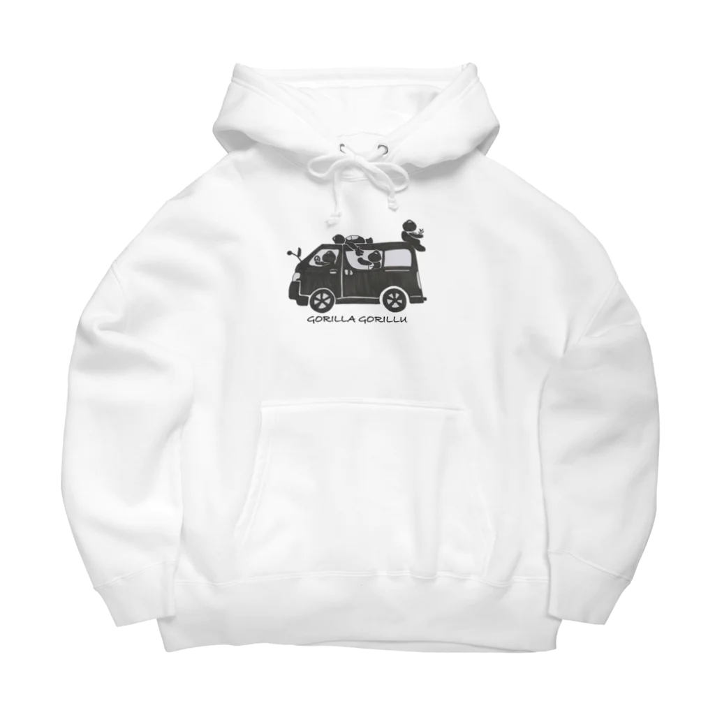 GORILLA GORILLUのワゴンゴリラ🚌 Big Hoodie