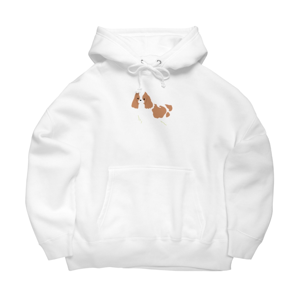 Kotetsu diary(SUZURI店)のゆるゆるキャバリア Big Hoodie