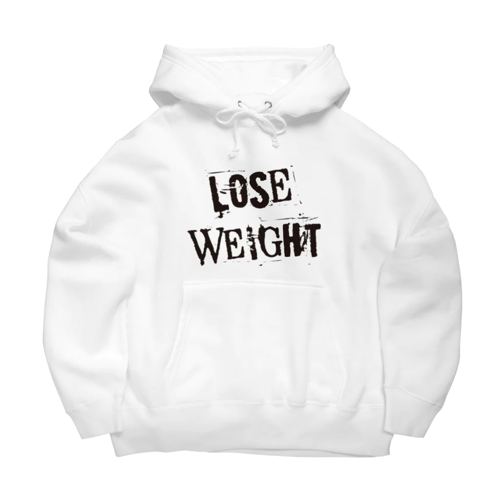 イラストレーター トツカケイスケのLOSE WEIGHT Big Hoodie