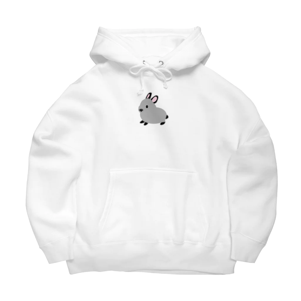 whiterabbit2010のうさぎ　サイアミーズスモークパール Big Hoodie