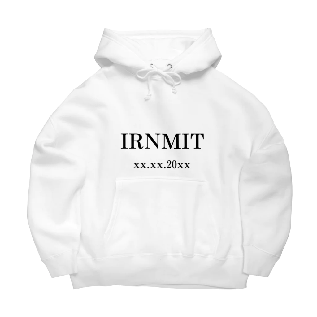 IRNMITのIRNMITロゴ xx.xx.20xx ビッグシルエットパーカー