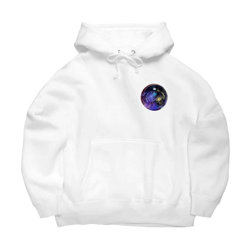 Ripples沖縄レジンアートの宇宙玉レジン Big Hoodie