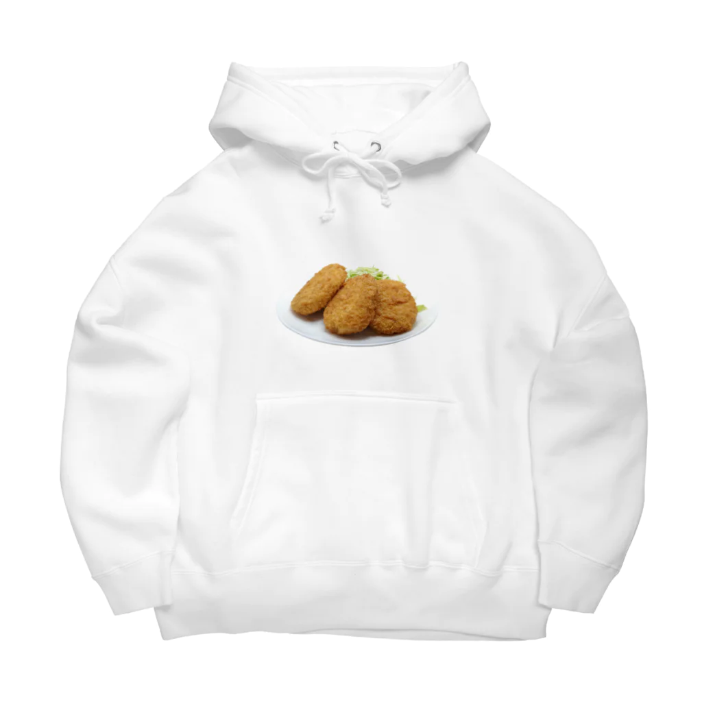 メシテロタイプ（飯テロTシャツブランド）のコロッケ Big Hoodie