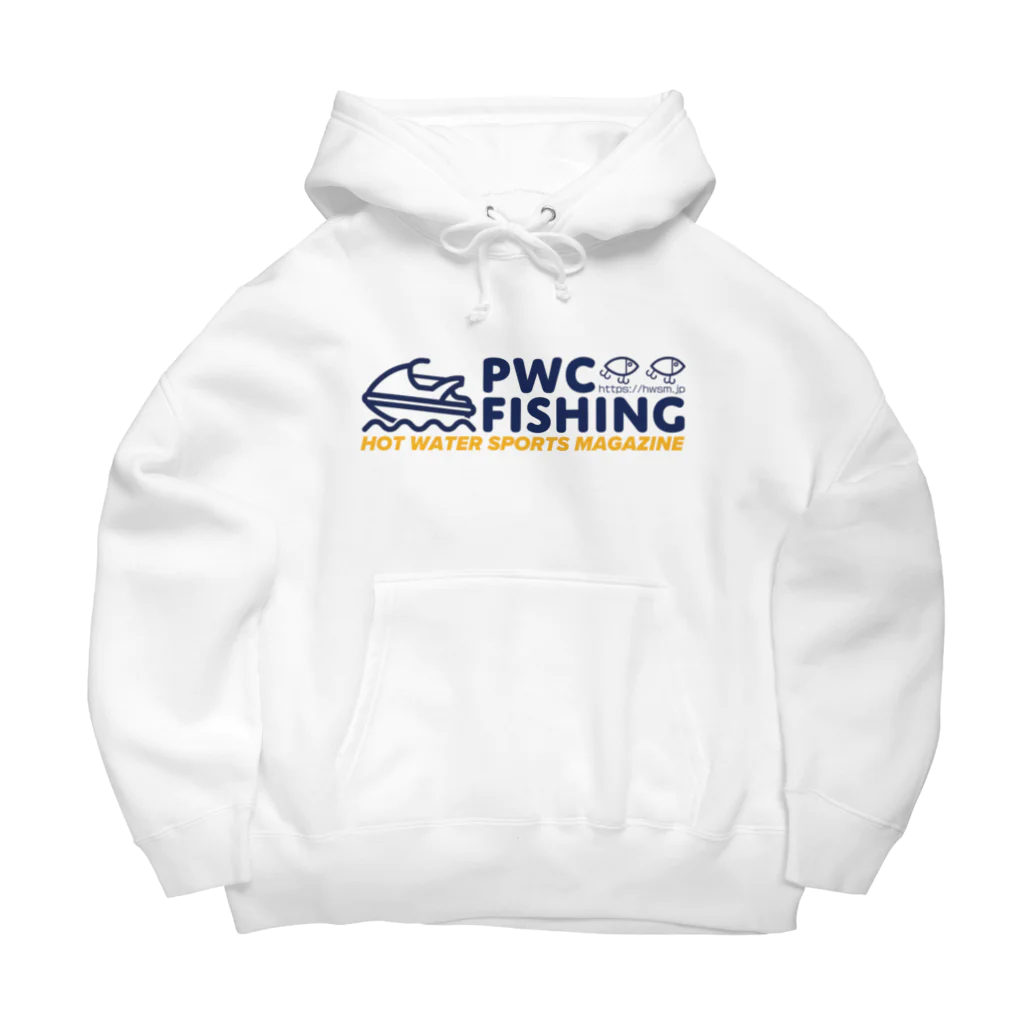 PWC FISHINGフォトコンテストのPWC FISHING（青色ロゴ） ビッグシルエットパーカー