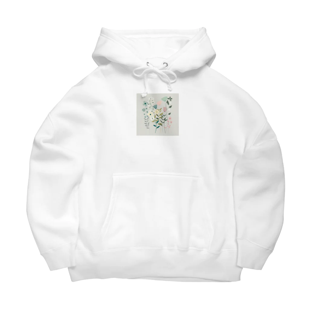 SuRa/AIイラストのPastelFlower Big Hoodie