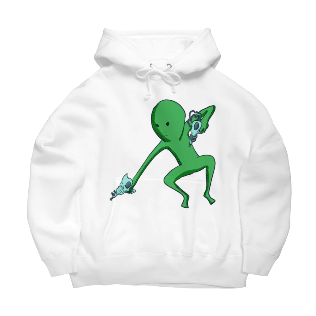 doteauの宇宙人くん：光線ピューピュー Big Hoodie