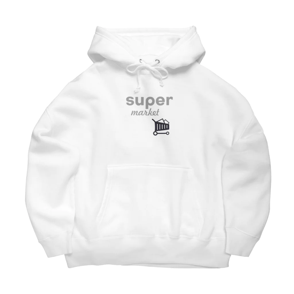 BARONのsupermarket logo Big Hoodie