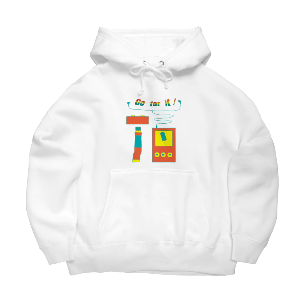 Sun BlueのGo for it！ 【ビタミンフードカラー】 Big Hoodie