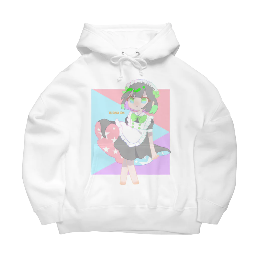 いるちゃん🐬💚の【だっちゃコラボ】IRUCHAN 10thパーカー Big Hoodie