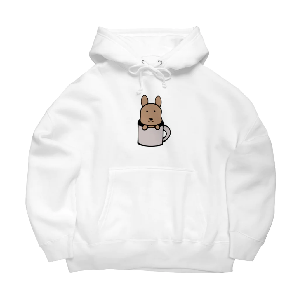 ko-jのマグカップただの犬 Big Hoodie