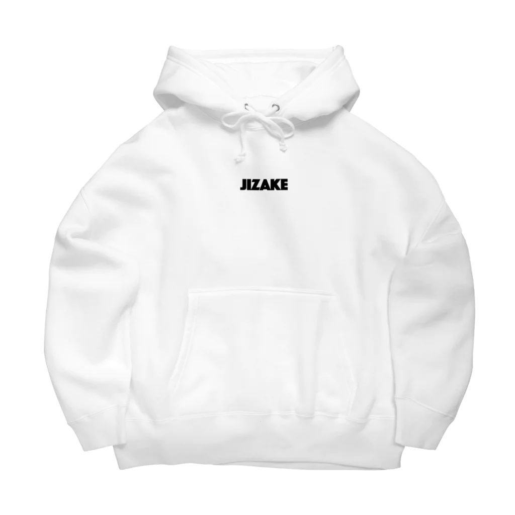 SS SHOP 【SOVL GOODS】のJIZAKE（地酒）ロゴ　黒文字 Big Hoodie