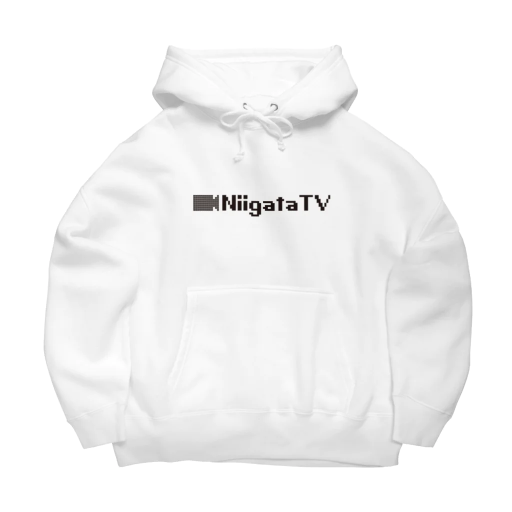 YouTube「にいがたTV」オフィシャルのにいがたTV 8ビットロゴ ビッグシルエットパーカー Big Hoodie