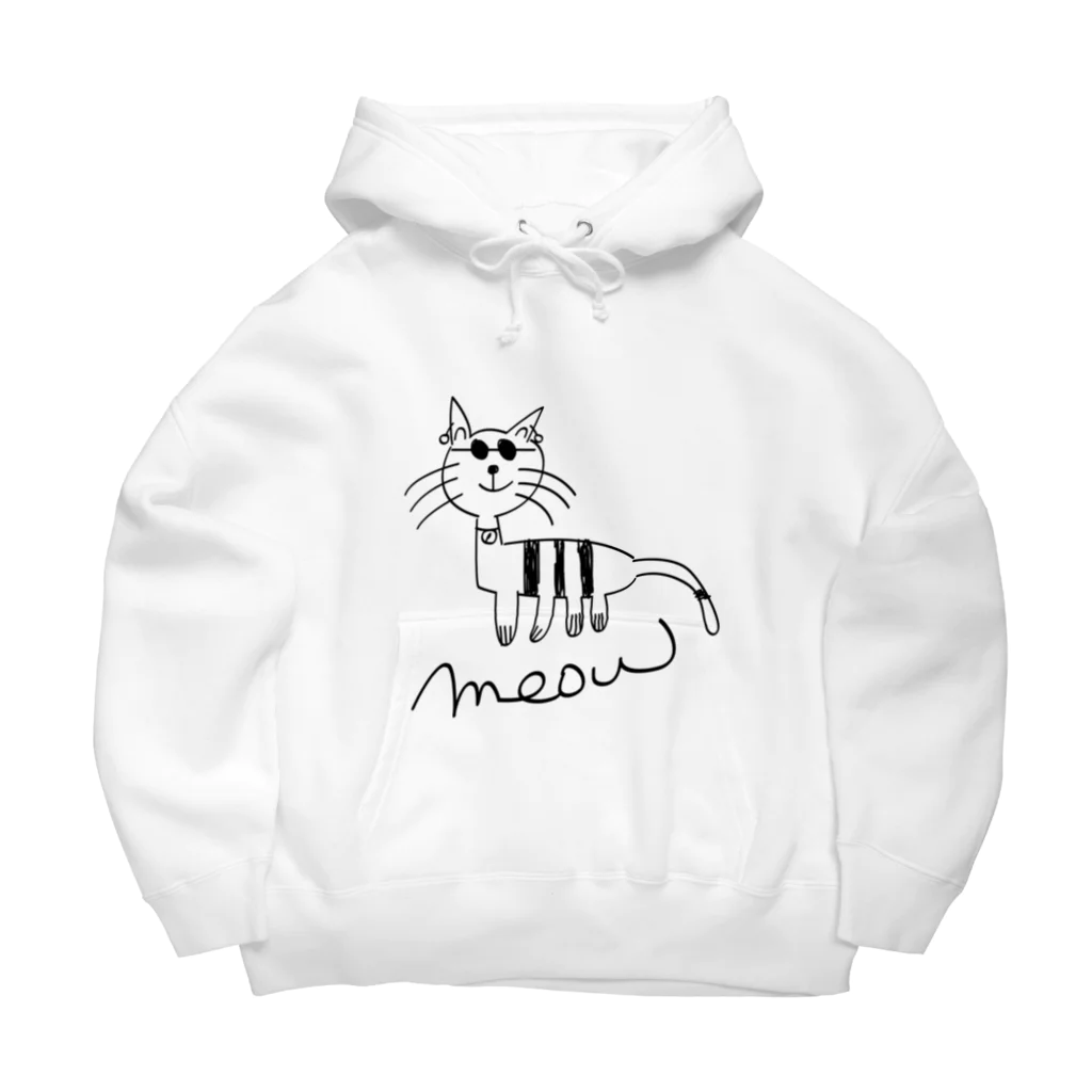 mi gatosのおしゃれねこ Big Hoodie