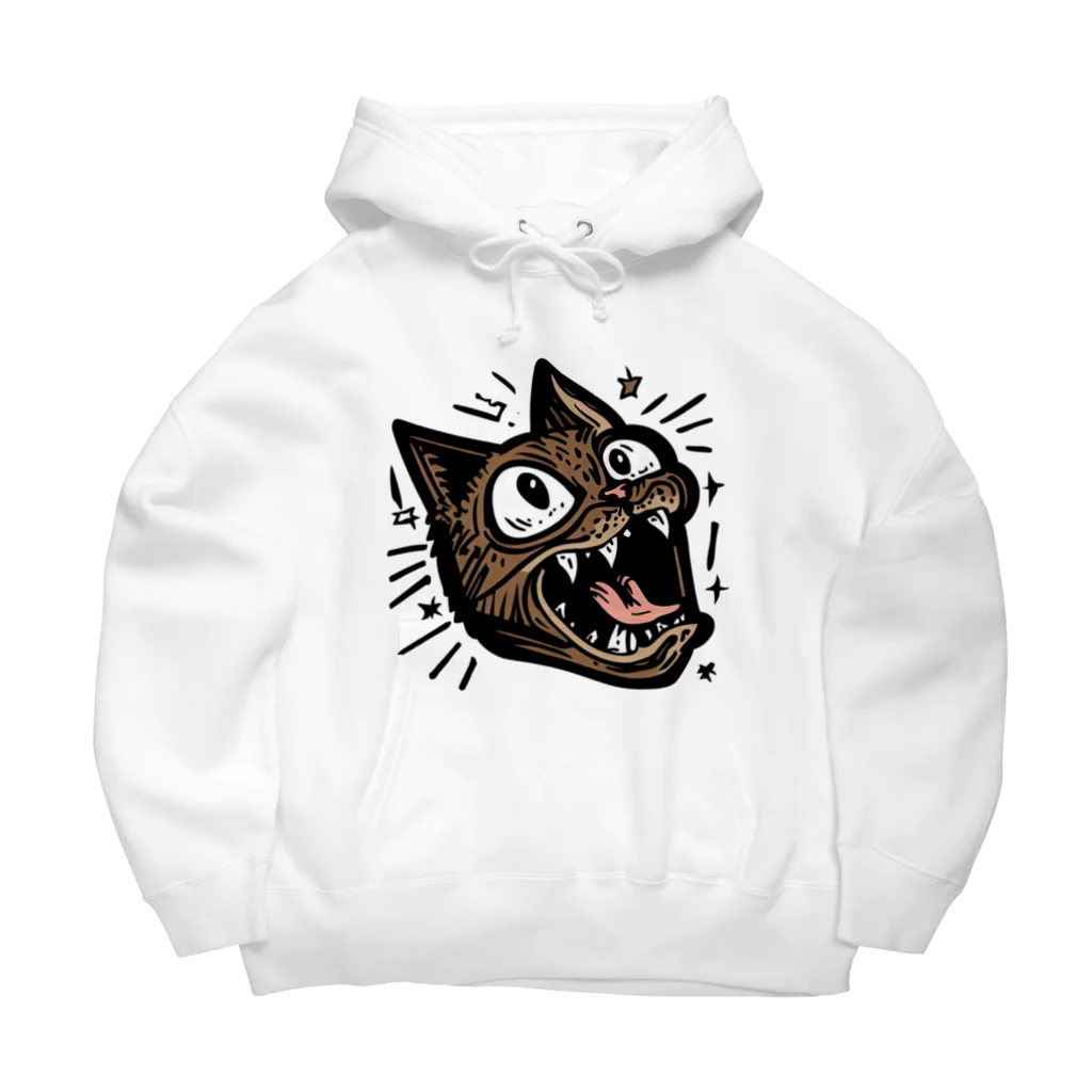 モンスターカスタムの■モンスターキャット【ホラー】 Big Hoodie