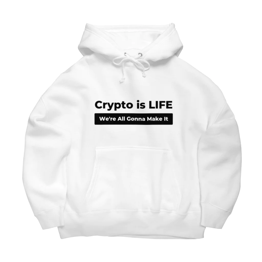 ずぼおじweb3.0ニュースのCrypto is LIFE Big Hoodie