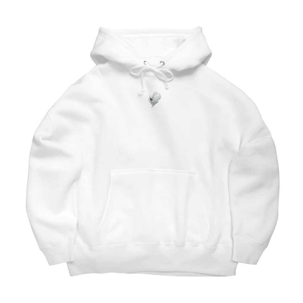 marospitzのしろいぬ Big Hoodie