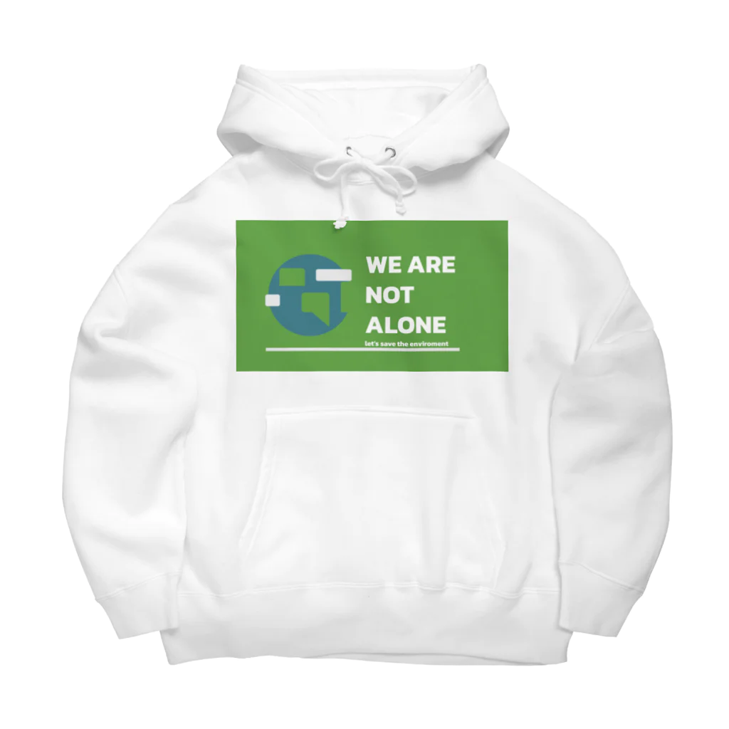 Environment のLet`s save the environment Big Hoodie