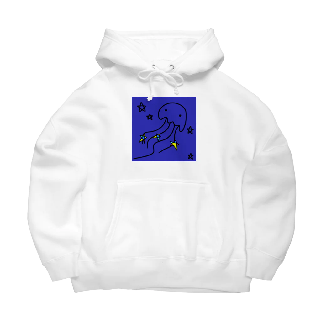 handmade asyouareの天の川クラゲ Big Hoodie