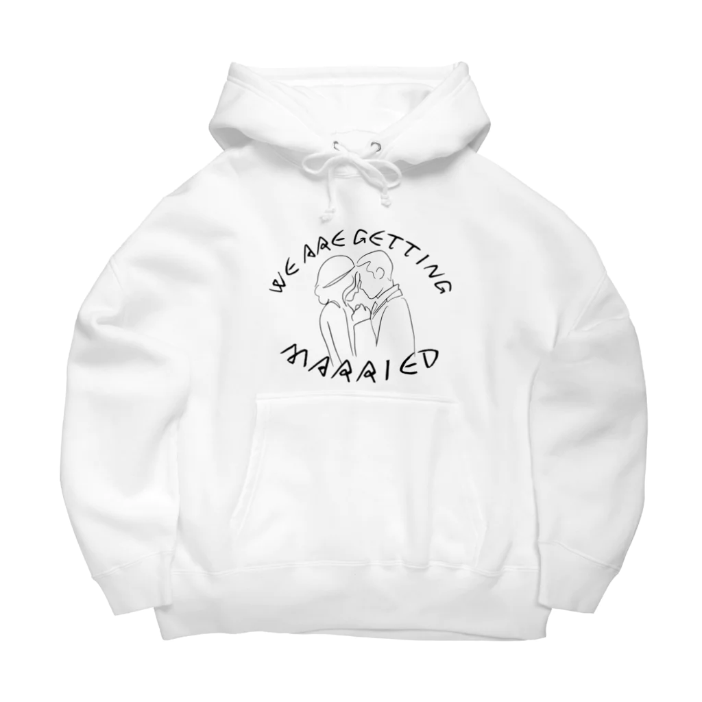 jsprintstudioの私たち結婚します Big Hoodie