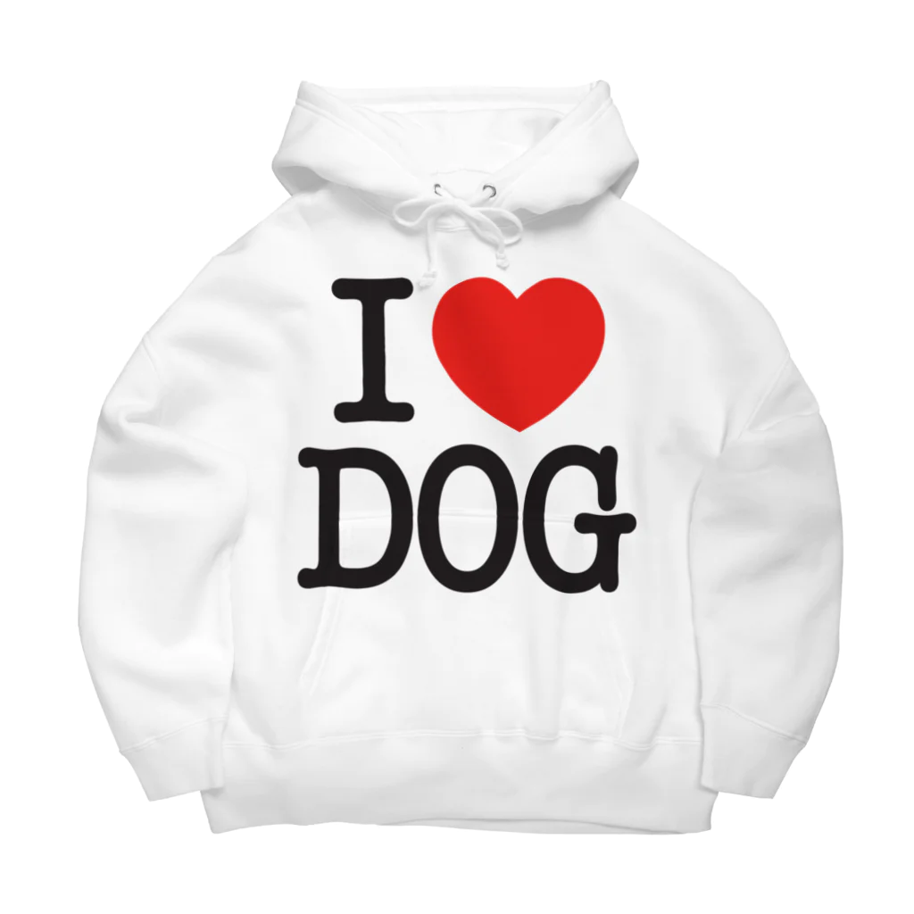 I LOVE SHOPのI LOVE DOG-アイラブドッグ- Big Hoodie