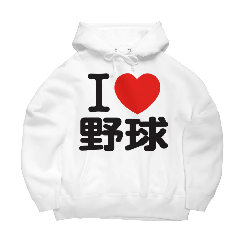 I LOVE SHOPのI LOVE 野球 ビッグシルエットパーカー